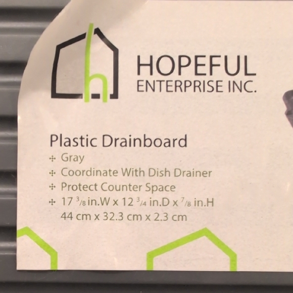 Gray Dish Drying Rack Set - NBU - Picture 4 of 11